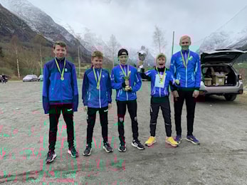 Hyen vann guteklassa på Oldestafetten